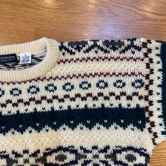 Austin Reed (Regent Street) Men’s Wool Crewneck Sweater, Size L - Picture 9 of 9